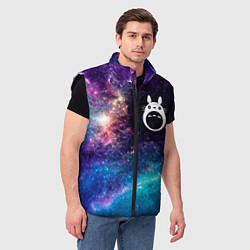 Мужской жилет Totoro space anime, цвет: 3D-черный — фото 2