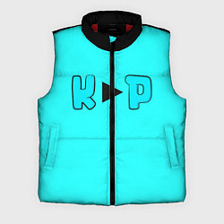 Мужской жилет Пердящее сердечко и коты, цвет: 3D-красный