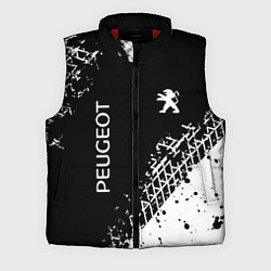 Мужской жилет Пежо: следы от шин