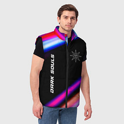Мужской жилет Dark Souls speed game lights, цвет: 3D-черный — фото 2