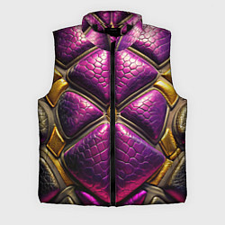 Мужской жилет Текстурная кожа в космическом стиле костюма жука