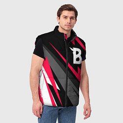 Мужской жилет Beastars electro lines, цвет: 3D-черный — фото 2