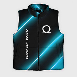 Мужской жилет God of War неоновые лампы, цвет: 3D-черный
