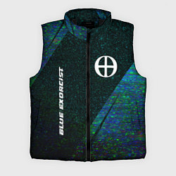 Мужской жилет Blue Exorcist glitch blue