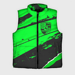 Мужской жилет Porsche sport green, цвет: 3D-черный