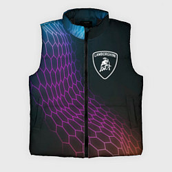 Мужской жилет Lamborghini neon hexagon