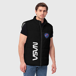 Мужской жилет Nasa space steel, цвет: 3D-светло-серый — фото 2