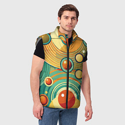 Мужской жилет Схема центра вселенной, цвет: 3D-светло-серый — фото 2