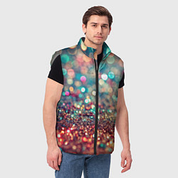 Мужской жилет Блестяшки боке, цвет: 3D-светло-серый — фото 2