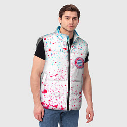 Мужской жилет Баерн Мюнхен, цвет: 3D-светло-серый — фото 2