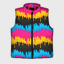 Мужской жилет Стекающие краски