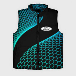 Мужской жилет Ford electro hexagon, цвет: 3D-черный