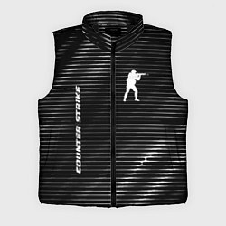 Мужской жилет Counter Strike metal game lines, цвет: 3D-черный