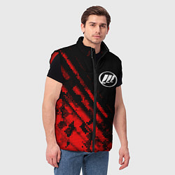 Мужской жилет Lifan sport grunge, цвет: 3D-красный — фото 2