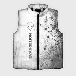 Мужской жилет Evangelion - white gradient по-вертикали