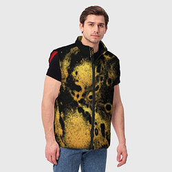 Мужской жилет Текстура песок, цвет: 3D-красный — фото 2