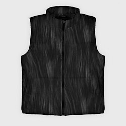 Мужской жилет Мех чёрной кошки