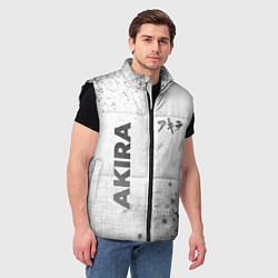 Мужской жилет Akira - white gradient вертикально, цвет: 3D-черный — фото 2