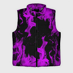 Мужской жилет Неоновый огонь текстура, цвет: 3D-светло-серый