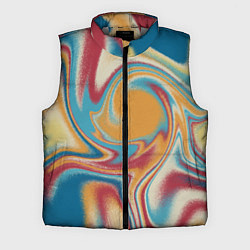 Мужской жилет Абстракция цветные вихри