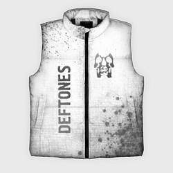 Мужской жилет Deftones - white gradient вертикально, цвет: 3D-черный