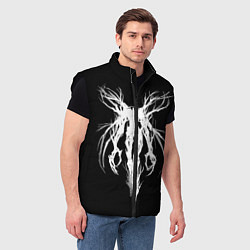 Мужской жилет Dark gothic angel, цвет: 3D-черный — фото 2