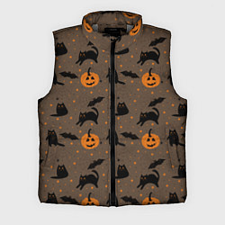 Мужской жилет Хэллоуин и кот