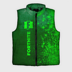 Мужской жилет Fortnite - green gradient по-вертикали