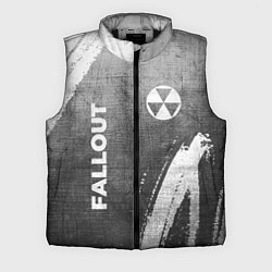 Мужской жилет Fallout - grey gradient вертикально, цвет: 3D-черный