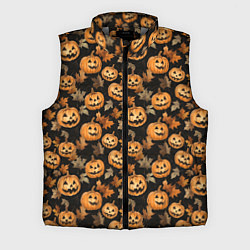 Мужской жилет Тыквы с лицами