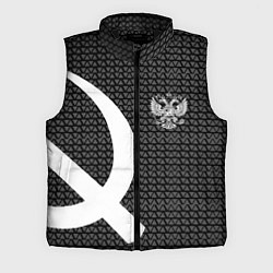 Мужской жилет Герб РФ паттерн стиль ссср