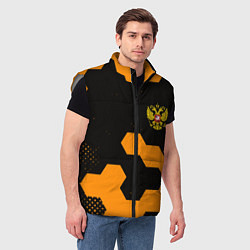 Мужской жилет Герф РФ соты броня, цвет: 3D-светло-серый — фото 2