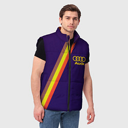Мужской жилет AUDI line sport, цвет: 3D-черный — фото 2