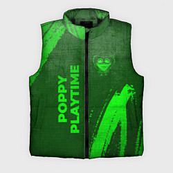 Мужской жилет Poppy Playtime - green gradient вертикально