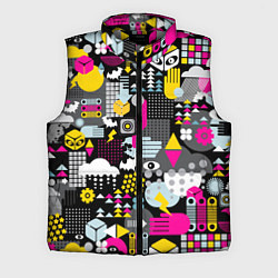 Мужской жилет Цветной абстрактный паттерн