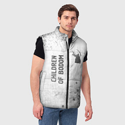 Мужской жилет Children of Bodom - white gradient вертикально, цвет: 3D-черный — фото 2