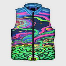 Мужской жилет Оптические волны психоделика