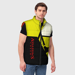 Мужской жилет Assassins Creed geometry logo, цвет: 3D-красный — фото 2