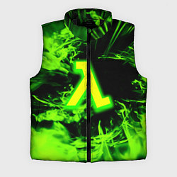 Мужской жилет Half life кислотное лого огонь