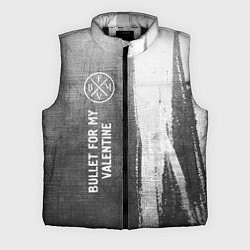 Мужской жилет Bullet For My Valentine - grey gradient по-вертика, цвет: 3D-черный