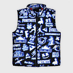 Мужской жилет Fortnite neon game steel, цвет: 3D-красный