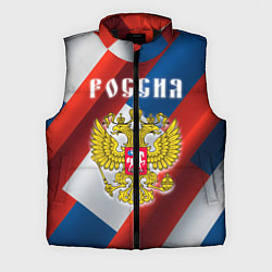 Мужской жилет Цвета флага России, паттерн