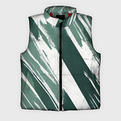 Мужской жилет Косая зеленая полоска