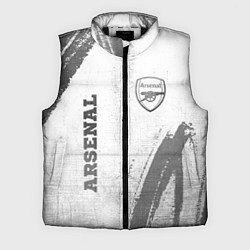 Мужской жилет Arsenal - white gradient вертикально, цвет: 3D-черный
