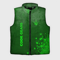 Мужской жилет Code Geass - green gradient вертикально