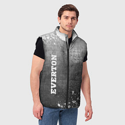Мужской жилет Everton - grey gradient вертикально, цвет: 3D-черный — фото 2