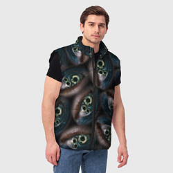 Мужской жилет Субстанция глаза в глазу, цвет: 3D-черный — фото 2
