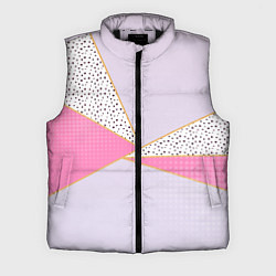 Мужской жилет Геометрическая абстракция с треугольниками и пятни