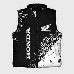 Мужской жилет Honda - следы от шин