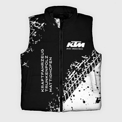 Мужской жилет KTM - следы от шин